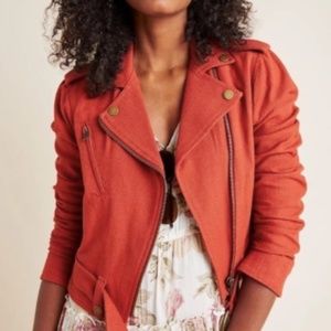 Frye x Anthropologie Vita Moto Jacket XS